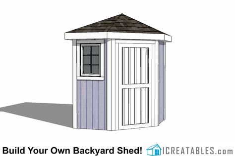 6x6 5 Sided Corner Shed Plans Corner Shed, 1x4 Wood, Mini Shed, Corner Sheds, Shed Floor Plans, Cement Panels, Shed Floor, Storage Shed Plans, We Shed