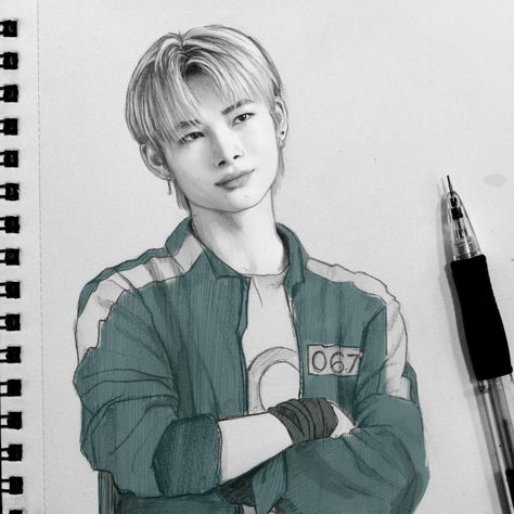 Enhypen Fan Art, Enhypen Sketch, Enhypen Homescreen, Kpop Sketch, Enhypen Fanart, Boy Fanart, Art Core, Pop Fanart, Fan Drawing