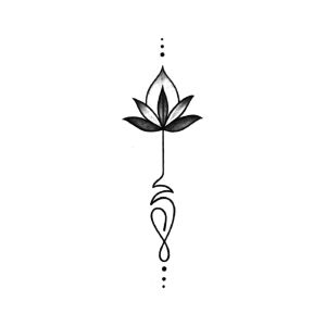 Gray Lotus 1 Flashes Tattoo, Realistic Temporary Tattoos, Unalome Tattoo, Leo Tattoos, Arrow Tattoos, Lotus Tattoo, Temporary Tattoo Designs, 1 Tattoo, Simplistic Tattoos