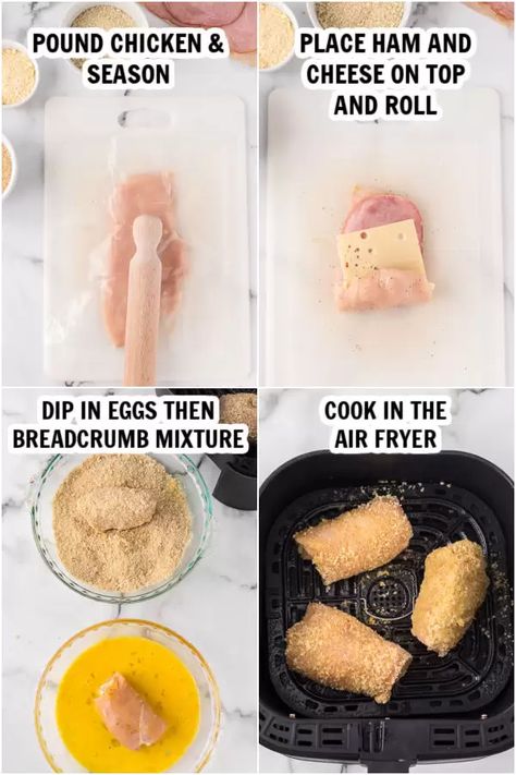 Airfryer Chicken Cordon Bleu, Chicken Cordon Bleu In Air Fryer, Chicken Cordon Blue Air Fryer Recipes, Air Fryer Cordon Bleu, Air Fryer Chicken Cordon Bleu Recipes, Chicken Cordon Bleu Air Fryer Recipe, Gordon Blue Chicken Recipe, Air Fryer Chicken Cordon Bleu, Chicken Kiev Recipe