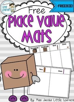 These Place Value Mats come in colour and black and white.**Print and enlarge to A3 size then copy onto coloured card and laminate for best results.**Covers:Thousands, hundreds, tens and ones.MAB & Bundling SticksHave you seen my Place Value Number Expanders?This product is aligned with:*U.S Common Core**Australian National Curriculum*********************************************************************************For more teaching ideas, freebies and resources, click on the Follow Me at t... Simple Illustration Art, Math Place Value, Math Intervention, Tens And Ones, Third Grade Math, Math Methods, Math Workshop, Math Numbers, Place Value