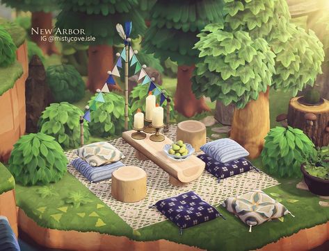 mistycove.isle on Twitter: "🌿 A Gathering Spot #ACNH #ACNHDesign #AnimalCrossing #ACNHDesigns #AnimalCrossingNewHorizions https://t.co/wP3YN285Up" / Twitter Animal Crossing Cafe, Acnh Cottagecore, Animal Crossing 3ds, Ac New Leaf, Animals Crossing, Animal Crossing Guide, Animal Crossing Wild World, Qr Codes Animal Crossing, Animal Crossing Villagers