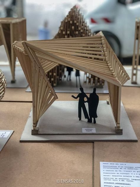 Patio Pavilion, Maquette Architecture, Model Engineering, Conceptual Model, Architecture Cool, Models Architecture, Concept Models Architecture, Pavilion Architecture, Pavilion Design