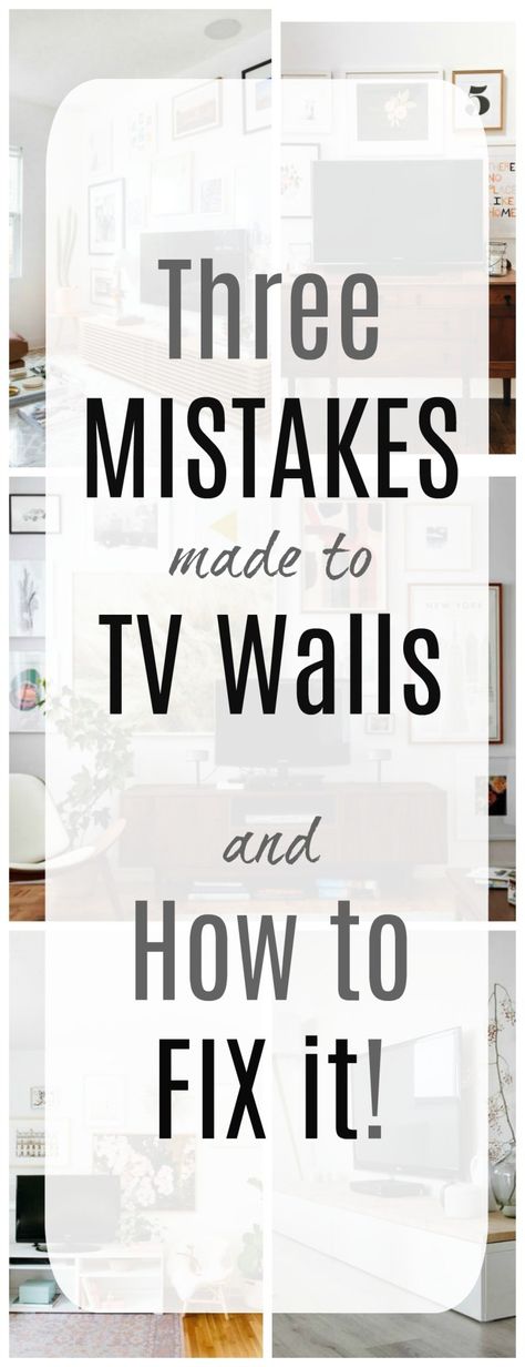 Ask a Designer Series- Mistakes made to TV Walls - Nesting With Grace Large Tv Console, Tv Wanddekor, Wall Behind Tv, Tv Gallery Wall, Luxury Tv Wall, Tv A Muro, Deco Tv, Decor Around Tv, Tv Walls