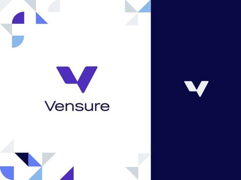 Vensure | Brand identity brand logo insurance insurtech venture capital vc Venture Capital Logo, Venture Capital Branding, Minimal Logo Design Inspiration, Law Firm Logo Design, Logo Design Inspiration Creative, Beautiful Logos Design, Finance Logo, Text Logo Design, Minimal Logo Design