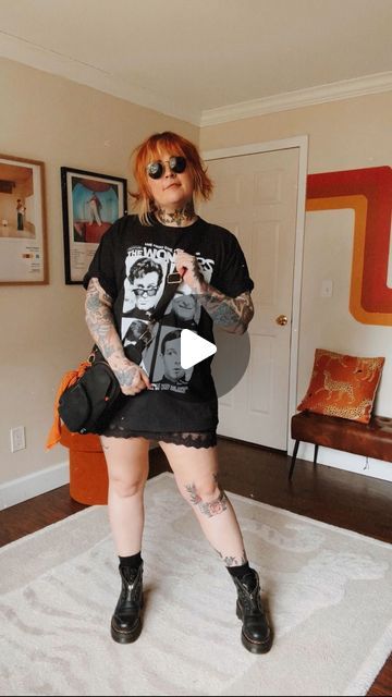 michelle baldwin on Instagram: "3 ways I’d style a graphic tee, without jackets bc summer ☀️😘 ft. my new little mushroom 🍄‍🟫
tee is from @youthxenergy" Style A Graphic Tee, Little Mushroom, Graphic Tee, Stuffed Mushrooms, Graphic Tees, Hair, On Instagram, Clothes, Instagram