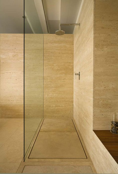 Stone Tray, Stone Shower, Shower Trays, Stone Blocks, Apartment Bathroom, Dream House Interior, Shower Tray, Bath Fixtures, Wet Rooms