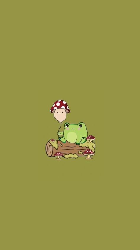 Trippy Tapestry, Frog Wallpaper, Wallpaper Iphone Boho, Frog Illustration, Color Wallpaper Iphone, Pretty Phone Wallpaper, Cute Frog, Soft Wallpaper, Iphone Wallpaper Vintage