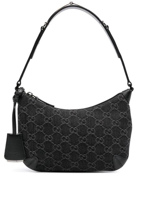 Find GUCCI Small Horsebit Shoulder Bag on Editorialist. Black and grey Signature GG Damier jacquard denim Leather trims Single shoulder strap with slim signature Horsebit detail Logo pendant Main compartment Internal slip pocket Internal logo patch Satin lining Zip top fastening Made in Italy Womens Designer Bags, Gucci Horsebit, Gucci Shoulder Bag, Chanel 2, Iconic Bags, Shoulder Bag Black, Van Cleef Arpels, Grey Denim, Gucci Black