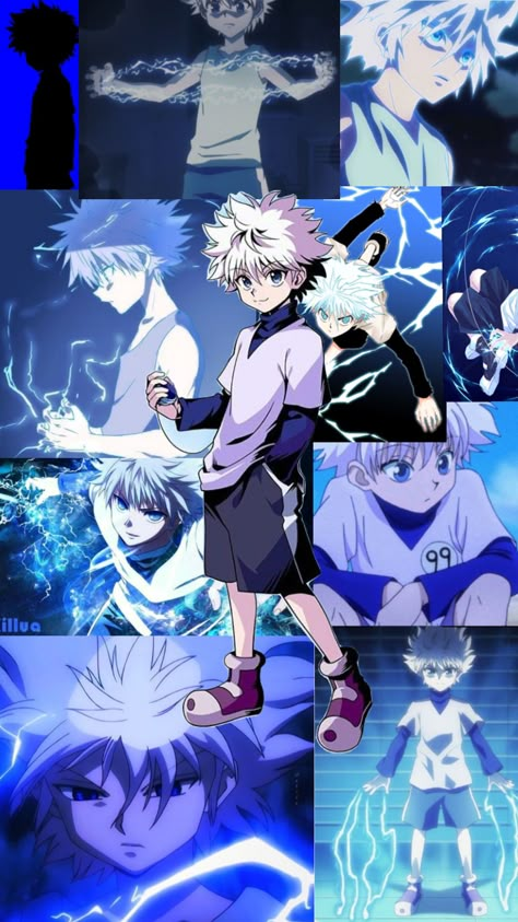 Hxh Wallpaper Killua, Live Wallpaper Aesthetic, Hunterxhunter Killua, Anime Hunter, Killua Zoldyck, Iphone Lockscreen, Kim Taehyung Wallpaper, Cute Anime Wallpaper, Anime Sketch