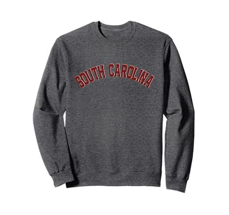 South Carolina | Retro Vintage College Varsity Style State Sweatshirt University Of Evansville, Ace Logo, University Merchandise, Western Kentucky University, Butler Bulldogs, Houston Cougars, Iowa State Cyclones, Seal Logo, College Design