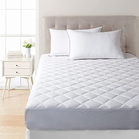 ADVENT Quilted Mattress Protector White – Breathable Mattress Protector Double Bed Provides Extra Comfortable Sleep Prevents Mattress from Ripping – (Double, King) (Double). For more info click the Link.. Hotel Mattress, Bed Protector, Hostel Room, Mattress Protectors, King Size Mattress, Mattress Topper, Best Mattress, King Quilt, Mattress Covers