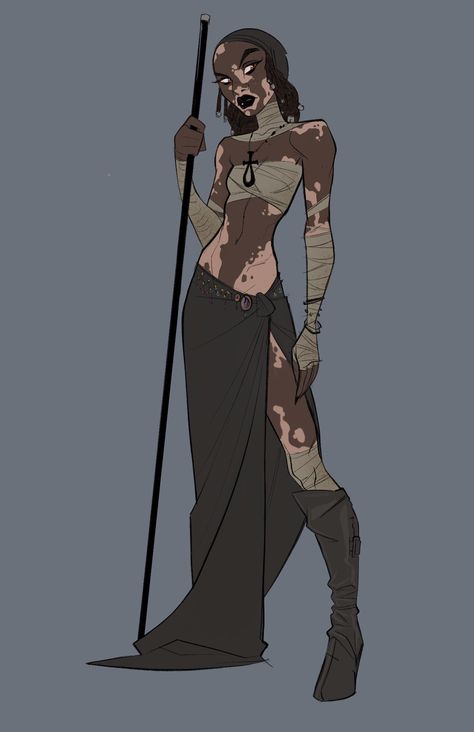 ArtStation - Necromancer, Dylan Ekren Black Characters, Dope Art, Female Character, Afro Art, Arte Fantasy, 판타지 아트, Character Design References, Character Creation, Cool Stuff