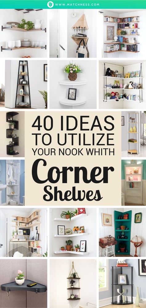 Corner Shelves Bedroom Decor, Decorating Corner Walls, Corner Bedroom Shelves, Corner Shelf Bathroom Decor, Corner Shelf Decor Bedroom, Decorating A Corner Shelf, Kitchen Corner Shelf Decor Ideas, Corner Shelves In Bathroom, How To Decorate Corner Shelves