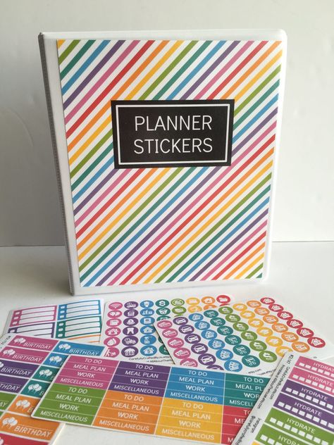 planner sticker binder a5 printable notebook cover how to organize planner stickers diy organization free printable rainbow-min Emily Ley Simplified Planner, Organization Stickers, Organize Planner, Make Your Own Planner, Simplified Planner, How To Make Planner, Types Of Planners, Sticker Organization, Planner Pens