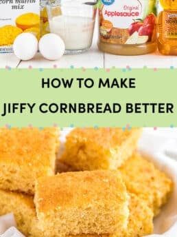 How To Improve Jiffy Cornbread, Cornbread With Applesauce, Applesauce Cornbread, Easy Jiffy Cornbread Recipe, Corn Spoon Bread, Perfect Cornbread, Jiffy Cornbread Recipes, Easy Cornbread, Easy Cornbread Recipe