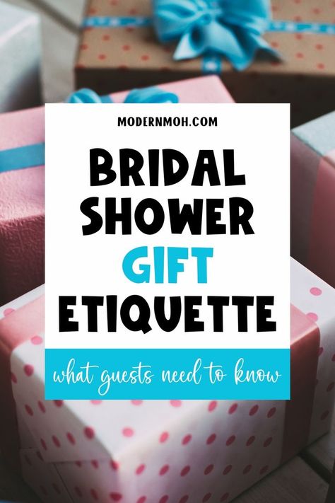 Understanding bridal shower gift etiquette is essential for guests. Learn what you need to know about choosing the perfect gift for bridal shower party, how much to spend, and navigating the registry. Get answers to all your bridal shower gift questions in our guide! | Bridal Shower Gifts Thoughtful Bridal Shower Gifts For Bride, Bridal Shower Hostess Gifts From Bride, Gifts For Bridal Shower Games, Cheap Bridal Shower Gifts, Bridal Shower Gift Ideas For The Bride, Bridal Shower Gifts For Guests, Bridal Shower Gift List, Thoughtful Bridal Shower Gifts, Gift Questions