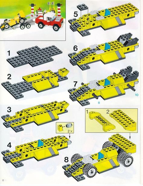 Old LEGO® Instructions | letsbuilditagain.com #legoinstructions Lego Basic, Lego Advent Calendar, Lego Building Instructions, Construction Lego, Lego Club, Lego Diy, Lego System, Vintage Lego, Lego Activities