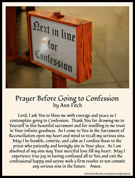 Prayer Before Confession, Confession Ideas, Catholic Confession, Confession Prayer, Catholic Prayers Daily, Lent Prayers, Catholic Beliefs, Catholic Family, Miracle Prayer