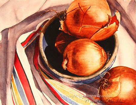 Tracy Williams, Watercolor Fruits, Watercolor Fruit, Watercolor Lessons, Fruit Painting, Red Onions, Easy Watercolor, Still Life Art, Fruit And Veg