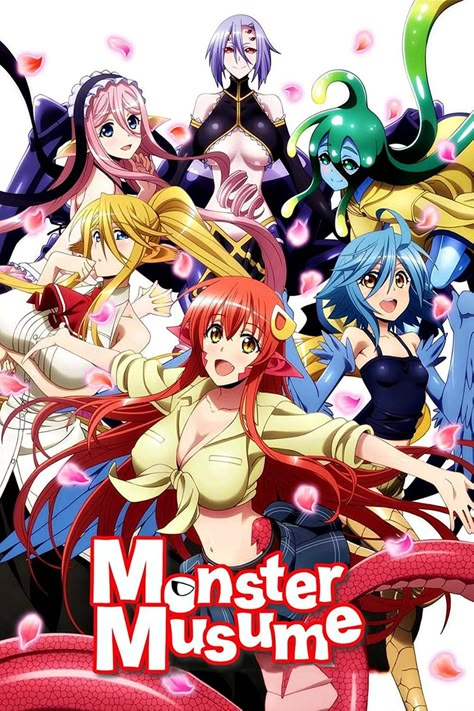 Monster Musume | Everyday Life with Monster Girls | Review | Pinnedupink.com Anime Title, Monster Museum, Rosario Vampire Anime, Shadow Garden, Monster Boy, Monster Girls, Monster Musume, Anime Monsters, Film Anime