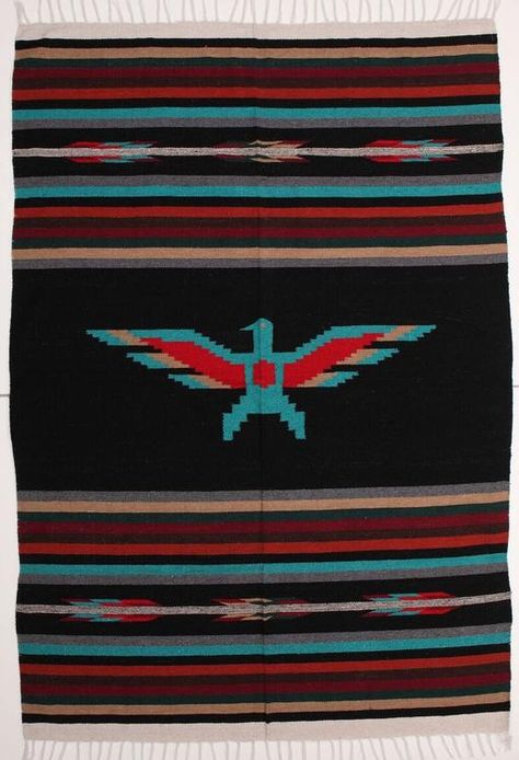 Modern Goth Decor, Native Rugs, Native American Blanket, Southwestern Blankets, Navajo Blanket, Native American Decor, Hand Woven Blanket, Indian Blankets, Black Blanket