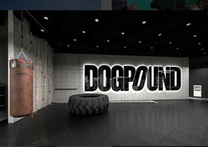 Dogpound Workout, Dogpound Gym, Commercial Gym Design, Boutique Gym, Sofia Sanchez, Gym Design Interior, Gym Setup, Barber Shop Decor, Gym Interior