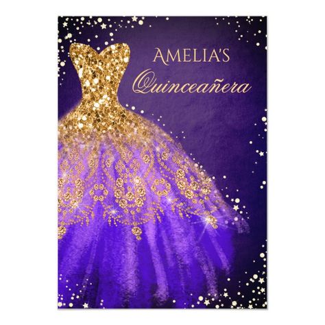 Leopard Birthday Parties, Purple Quinceanera, Leopard Birthday, Dress Quinceanera, Quinceanera Invitation, Pretty Quinceanera Dresses, Purple Gowns, Quinceanera Party, Quinceanera Invitations