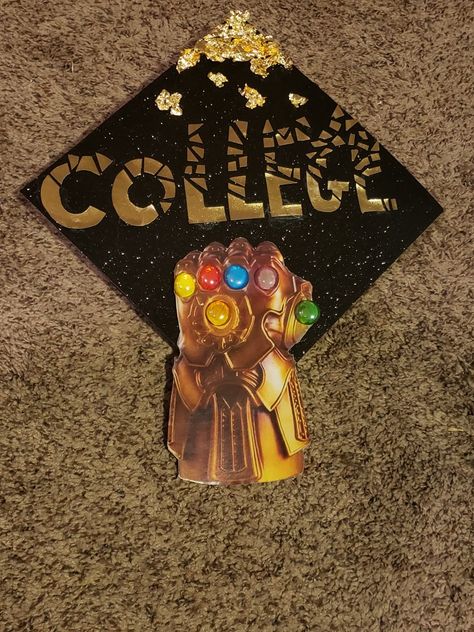 #avengers #grad #gradcap #idea #design #graduation Marvel Graduation Cap Ideas, Note Taking Inspiration, Disney Graduation Cap, Graduation Things, Funny Graduation Caps, Creative Graduation Caps, College Grad Cap Ideas, Grad Cap Decorated, Graduation Food