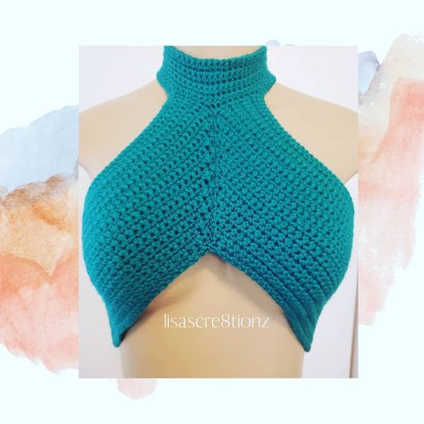 Crochet Candies, Yarn Clothing, Yarn Clothes, Crochet Hack, Crochet Business, Crochet Design Pattern, Crochet Fashion Patterns, Crochet Halter Tops, Crochet Rose