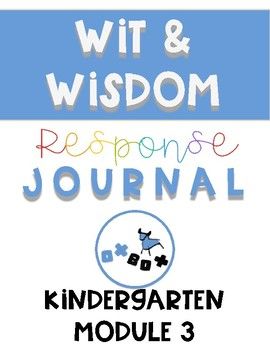 Wit and Wisdom Response Journal Kindergarten Module 3 by OxBox | TpT Wit And Wisdom 2nd Grade, Wit And Wisdom 3rd Grade, Centers First Grade, Vocabulary Journal, Centers Kindergarten, Sight Word Centers, Elementary Lessons, Trick Words, Writing Lines