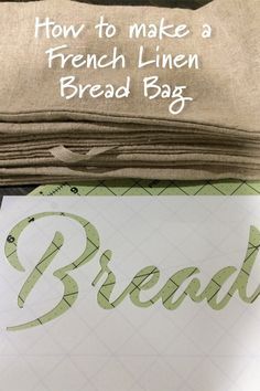 Diy Bread Bags Sewing Tutorials, Homemade Bread Bags How To Make, Diy Linen Bread Bag, Fabric Bread Bag, Sourdough Bread Bag Pattern, Reusable Bread Bag, Diy Bread Bags, Linen Bread Bags Diy Sewing, Sourdough Bread Bag Diy