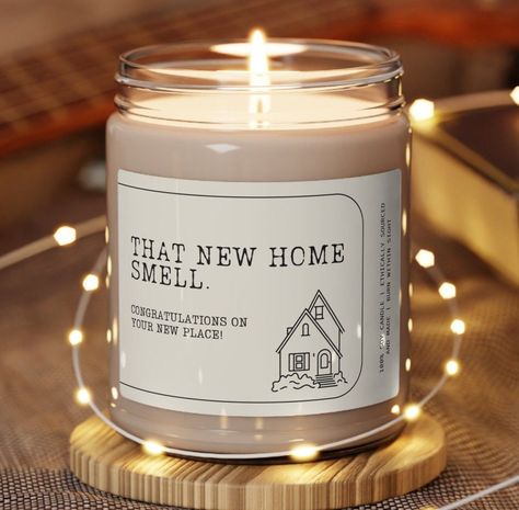 New Home Gift Candle, New Home Smell, Gift Candle for Friend, Client Moving, Scented Soy Candle, 9oz #newhome #housewarming #housewarminggift #homesweethome #realestategift #firsttimehomeowner. Find out more here 👉 https://whispers-in-the-wind.com/unique-thoughtful-gifts-for-new-homes/?gift Real Estate Candle Gift, Realtor Candles, Real Estate Agent Gifts For Clients, Real Estate Closing Gifts For Buyers, Realtor Candle, Closing Gifts For Sellers, Real Estate Gifts For Clients, House Closing Gifts, Realtor Closing Gifts For Clients