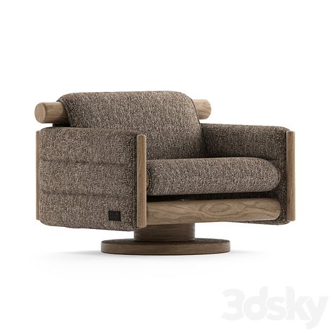 Armchair Lum Universal - Arm chair - 3D model Small House Layout, Artistic Furniture, Window Grill Design, Lounge Armchair, Single Chair, Grill Design, Small Sofa, Bedroom Furniture Design, Comfy Chairs