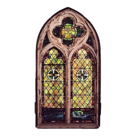 Antique Late 19th Century Gothic Revival Style Stained Glass Window 19th Century Gothic, Victorian Windows, Glass Window Decals, Antique Stained Glass Windows, Stained Glass Windows Church, Window Stained, Gothic Windows, Ap Studio Art, Glass Window Art