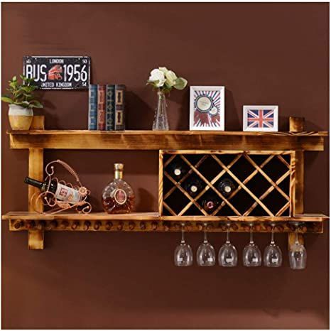 Wine Organization, Countertop Wine Rack, Mounted Wine Rack, Wood Bottles, Glass Showcase, Wine Rack Storage, Wall Mounted Wine Rack, Wine Shelves, Wine Glass Rack