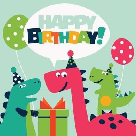 Cute Dinosaur Birthday Card 545842 Vector Art at Vecteezy Dinosaur Birthday Theme, Dinosaur Themed Birthday Party, Birthday Illustration, Birthday Decorations Kids, Dinosaur Illustration, Dinosaur Theme Party, Cute Birthday Cards, Dinosaur Funny, Baby Dinosaurs