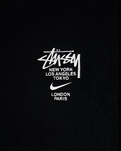 kyle lai on Instagram: “Stussy x Nike” Stussy Wallpaper, Nike Poster, Stussy Logo, Streetwear Logo, Typo Logo, Nike Wallpaper, Shirt Print Design, Graphic Design Fun, Font Art