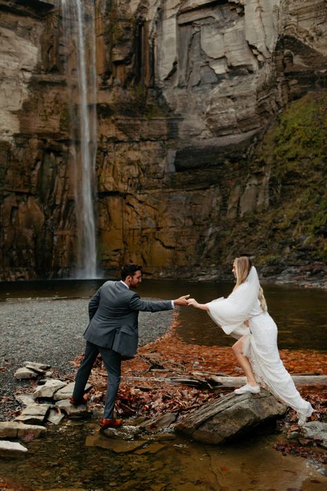 Elopement Guide for Taughannock Falls State Park — Beanart Photography - Rochester Wedding Photographer Taughannock Falls, Elopement Guide, State Park Wedding, Silver Falls, Photography Guide, Park Wedding, Park Weddings, Autumn Photography, Chester