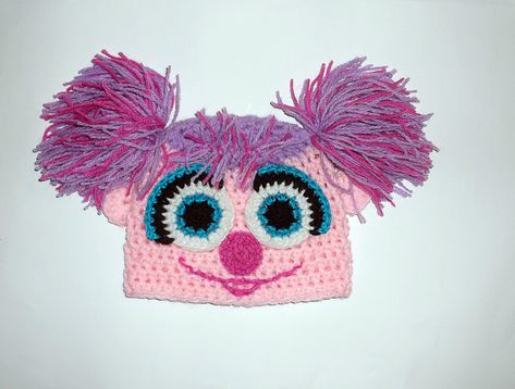 Beanie Earflap, Crochet Character Hats, Fun Hats, Abby Cadabby, Hats Crochet, Crochet Kids Hats, Hat Crochet Pattern, Crochet Knit Hat, Easy Crochet Baby