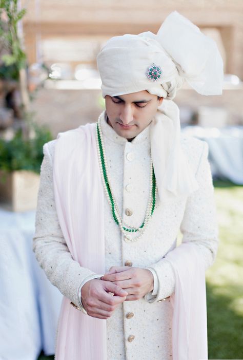 Mans Dressing, Groom Turban, Wedding Turban, Sherwani For Men Wedding, Groom Dress Men, Wedding Outfits For Groom, Indian Groom Wear, Wedding Dresses Men Indian, Wedding Sherwani