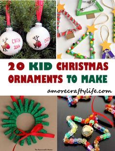 Kid Christmas Ornaments, Cheap Christmas Ornaments, Crafts For Gifts, Baby Christmas Crafts, Arts And Crafts Activities, Christmas Preschool, Kid Christmas, Ornaments To Make, Christmas Crafts For Kids To Make