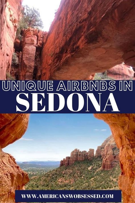 Airbnb Sedona: Are you looking for the perfect Airbnb in Sedona, Arizona? Check out these Best Sedona Airbnbs which include a dome house, treehouse, glamping, and even a cave! #sedona #arizona #airbnb where to stay in sedona arizona | best places to stay in sedona arizona | amazing airbnbs in sedona arizona | best airbnb in sedona | sedona travel tips | sedona arizona travel tips | sedona arizona places to stay | Where To Stay In Sedona Arizona, Sedona Honeymoon, Treehouse Glamping, Arizona Airbnb, Sedona Arizona Travel, Sedona Hotels, Sedona Vortex, Arizona Aesthetic, Sedona Travel