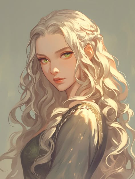 Hair Character Design, The Wingfeather Saga, Wingfeather Saga, Female Oc Ideas, Blonde Hair Characters, Elf Characters, Photo Prompts, Female Oc, Character And Setting