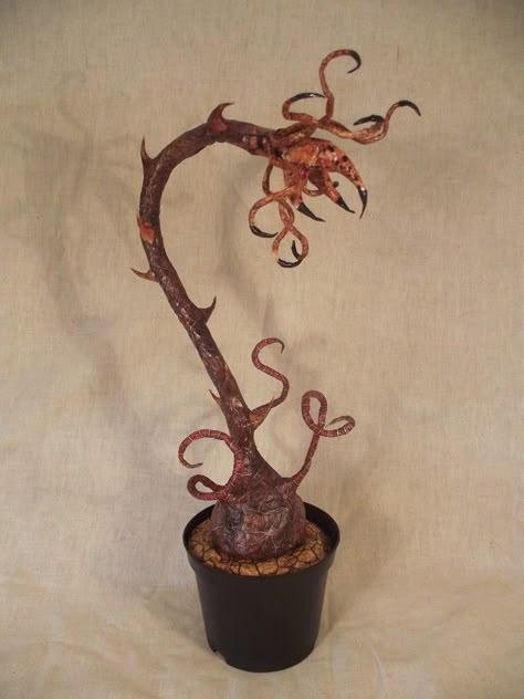 Scary Plant, Scary Plants, Botany Lab, Alien Diy, Alien Flora, Poison Plants, Species Ideas, Halloween Plants, Fantasy Plants