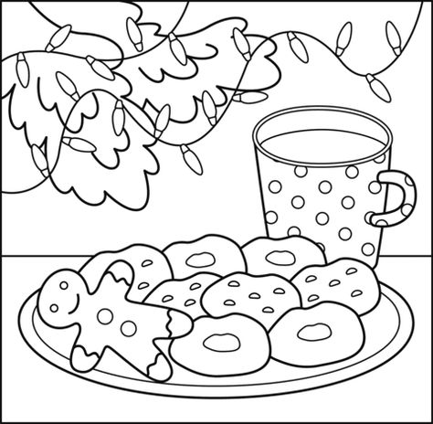 Free Baking Cookies Coloring Pages Cookie Coloring Pages, Christmas Cookies Kids, Shape Coloring Pages, Santa Coloring Pages, Printable Christmas Coloring Pages, Christmas Tree Coloring Page, Free Christmas Printables, Christmas Drawing, About Christmas