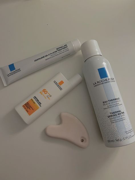 #skincareroutine #skincare #goals aesthetic #larocheposay #aesthetic #skincare Simple Skincare Aesthetic, La Roche Posay Aesthetic, Dermatologist Aesthetic, Fade Nails, French Fade Nails, Skincare Sunscreen, Skincare Goals, Simple Ootd, French Fade