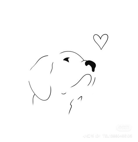 Dog And Person Outline Tattoo, Lab Tatoos, Golden Retriever Tattoo Minimalist, Golden Retriever Outline, Golden Retriever Tattoo, Tatoo Dog, Puppy Tattoo, Dog Memorial Tattoos, Dog Line Art