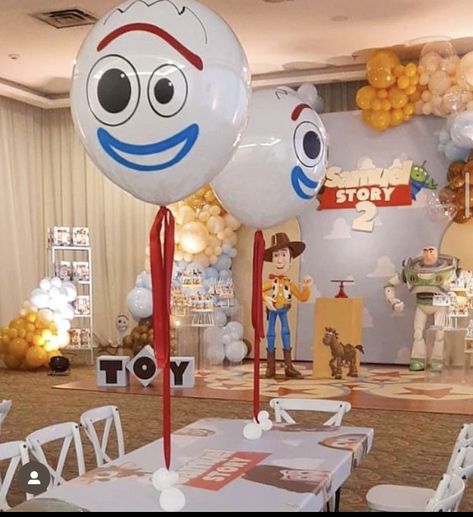 Forky Themed Birthday Party, Toys Story Theme Birthday, Twin Finity And Beyond Birthday, You Story Party, Two Infinity And Beyond Birthday Games, Fourth Birthday Toy Story, Toy Store Birthday Party Ideas, Toy Story Boy Birthday Party, Toy Story 1 Birthday Party Ideas