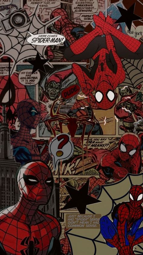 Spiderman Lockscreen, Man Collage, Spiderman Suit, Marvel Phone Wallpaper, Spiderman Comic Art, Spiderman Spiderverse, Christmas Posts, Spiderman Wallpaper, Whatsapp Wallpapers Hd